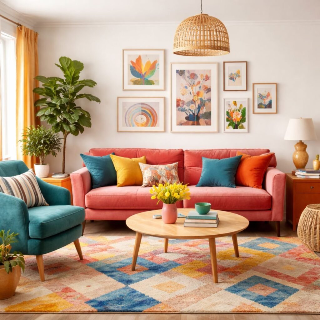 Colorful Living Room Ideas That Feel Stylish (Not Overwhelming)