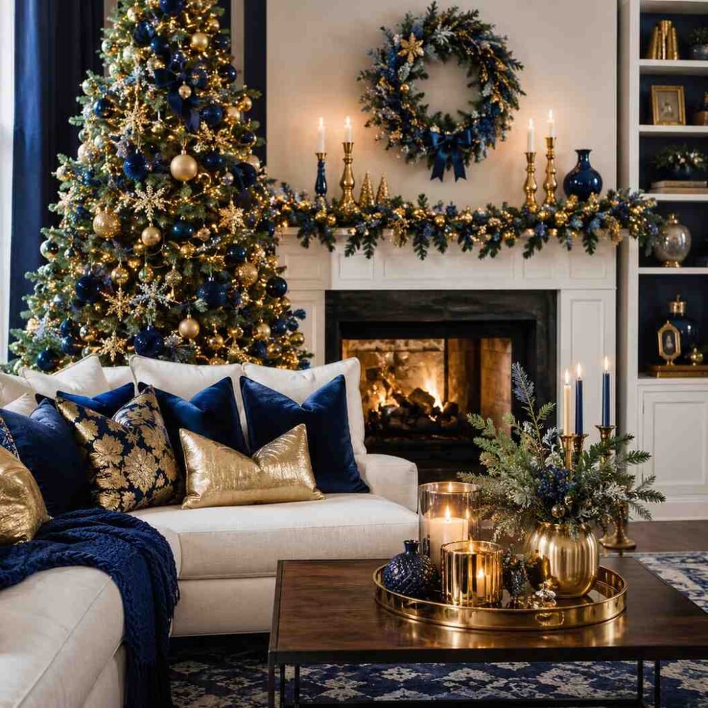 Colorful Christmas Decor Ideas for the Living Room