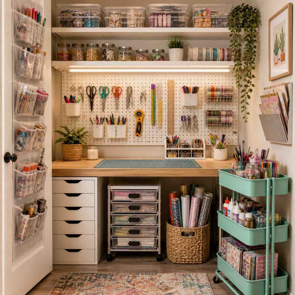 Craft Room Ideas for Small Spaces (That Actually Work)